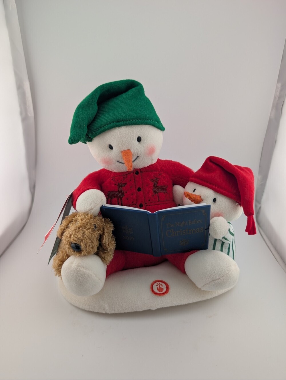 2019 Hallmark Jingle Pals "Story Time Snowman" Animated Christmas Snowmen *Works